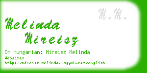 melinda mireisz business card